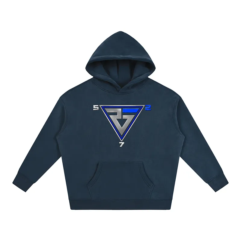 Rashan Gary Silver Logo Oversized Hoodie